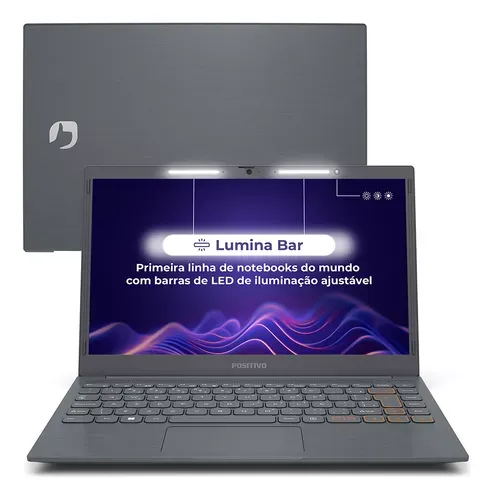 [Cc Mp] Notebook Positivo Vision C14 Lumina Bar Celeron 8gb 256gb Emmc Tela 14 Polegadas  Hd Antirreflexo Linux